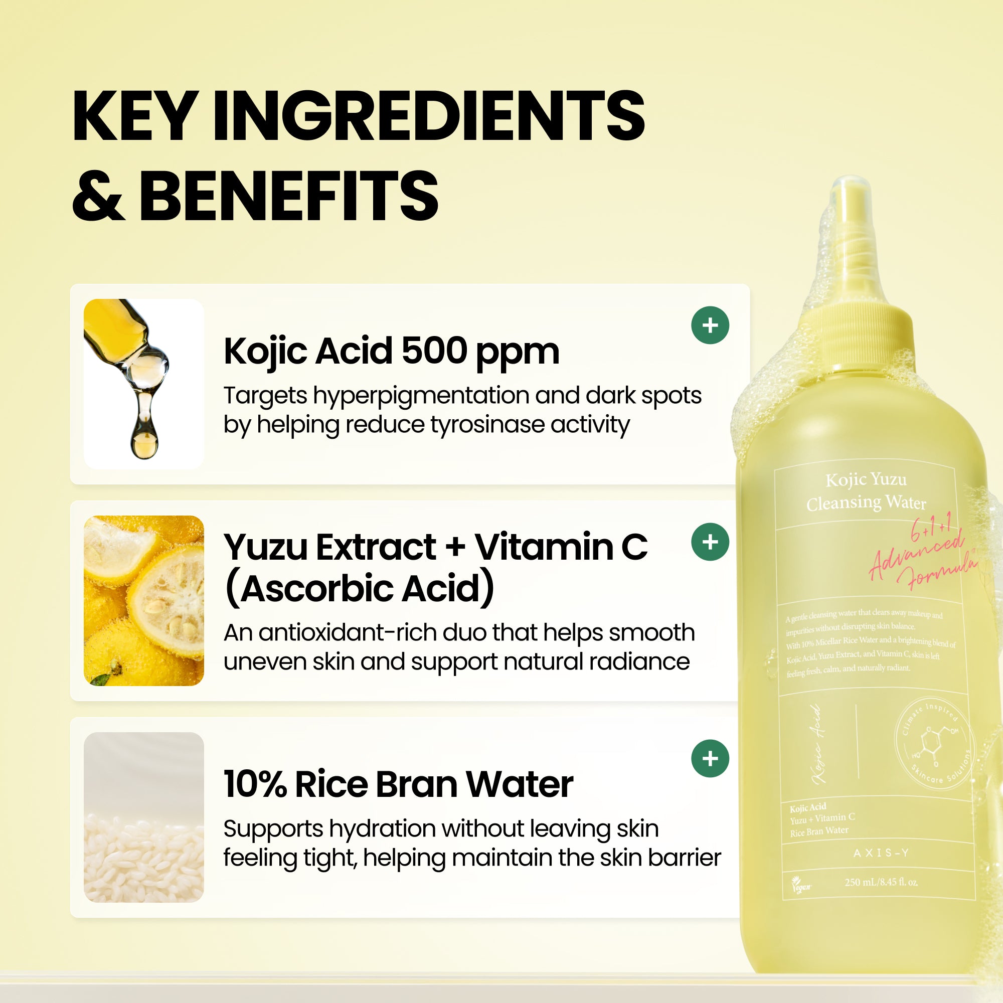 AXIS-Y Kojic Yuzu Cleansing Water