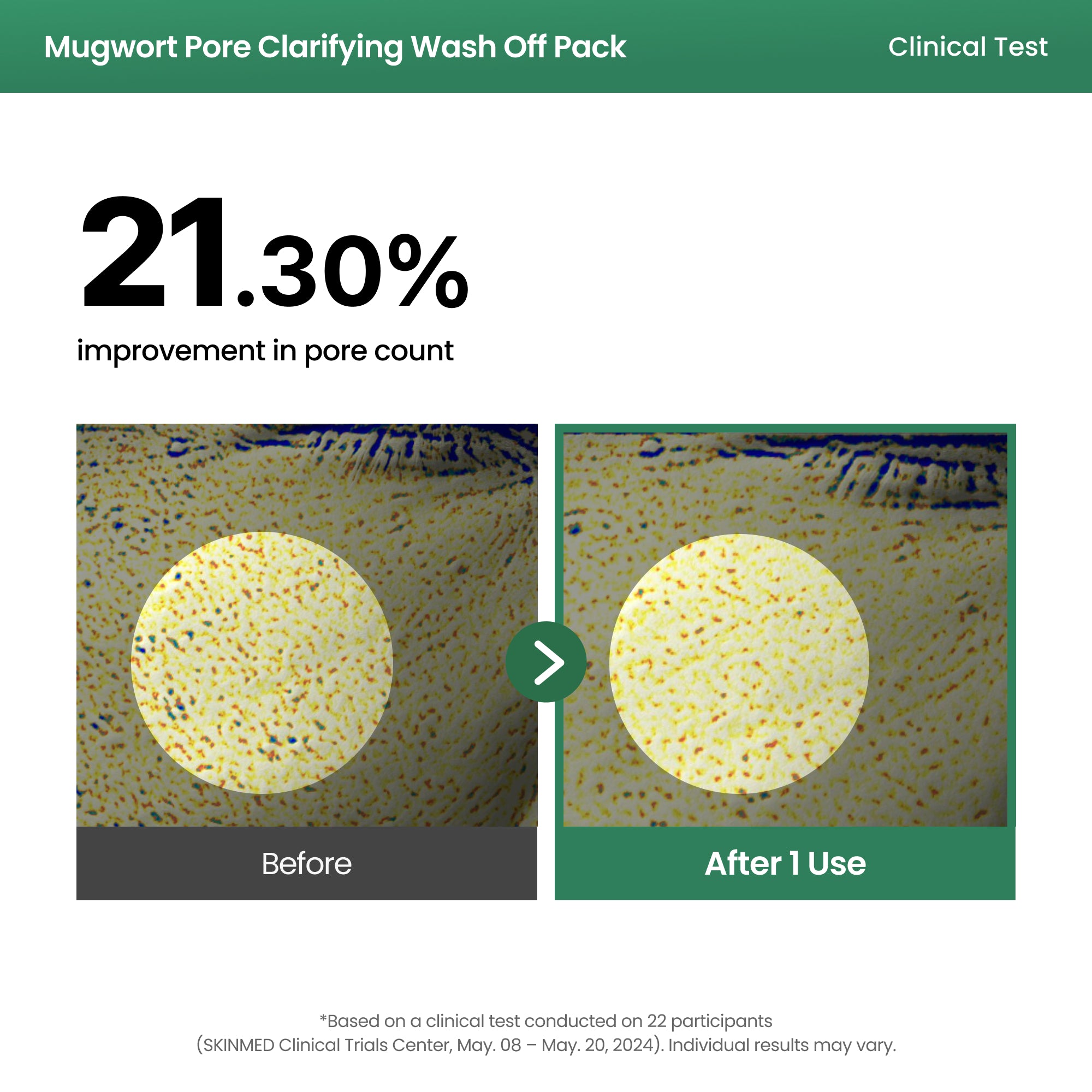AXIS-Y Mugwort Pore Clarifying Wash Off Pack