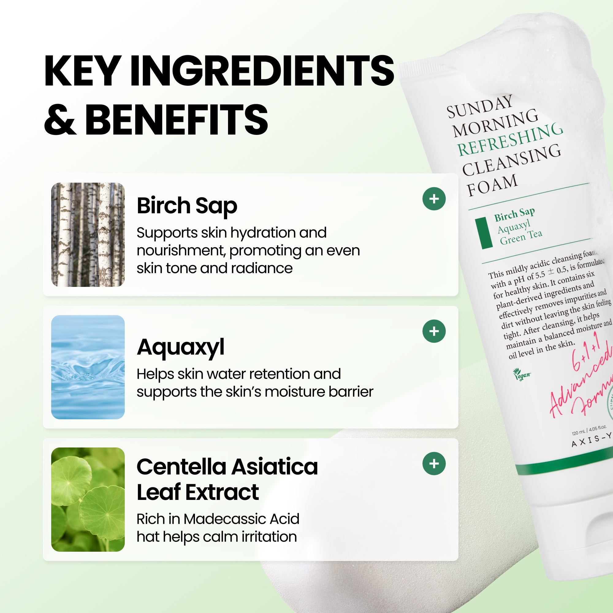 AXIS-Y Sunday Morning Refreshing Cleansing Foam