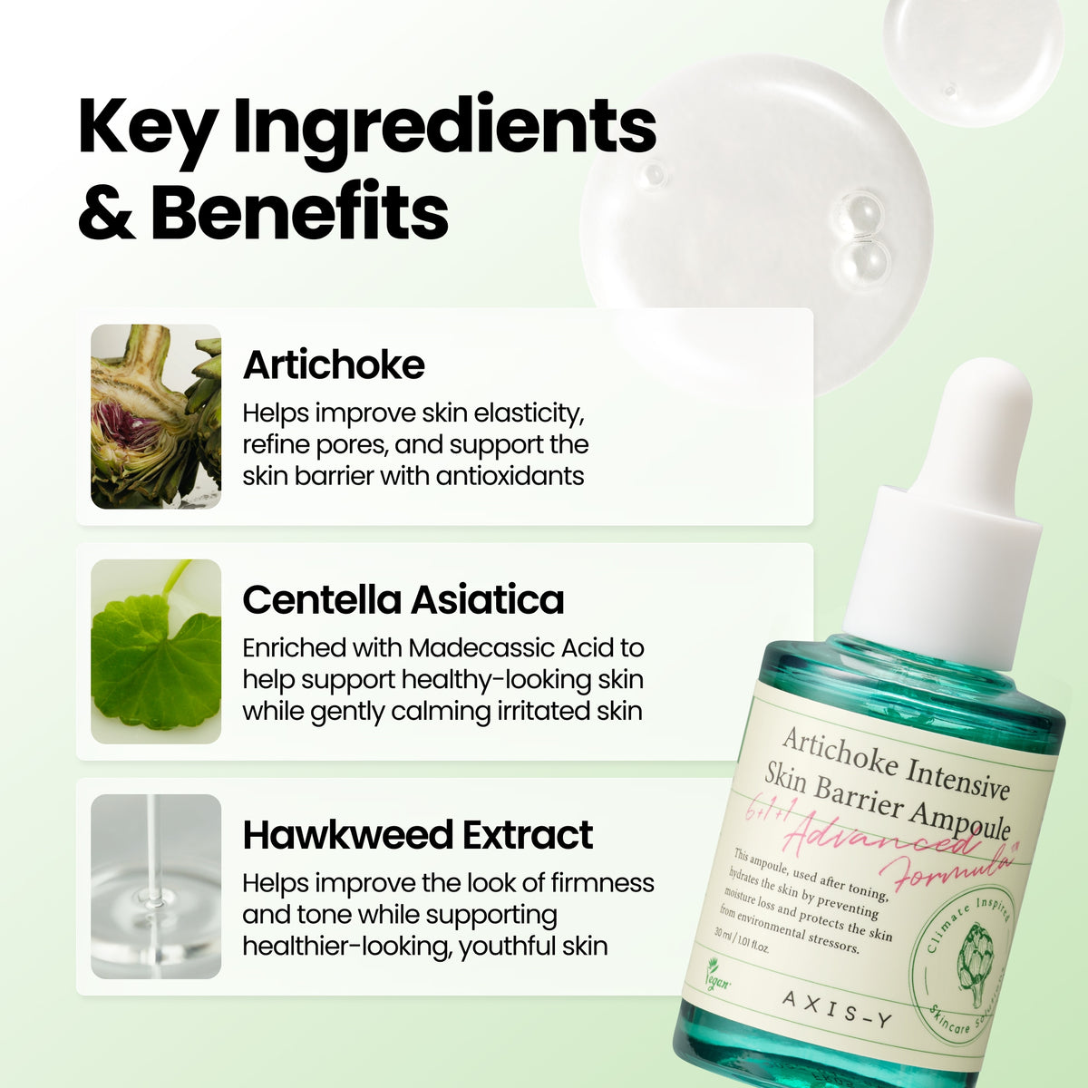 AXIS-Y Hydrate and Glow Set (Glow Serum 50ml + Artichoke Ampoule 30ml)