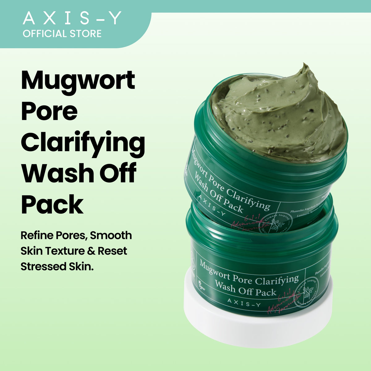 AXIS-Y Mugwort Pore Clarifying Wash Off Pack