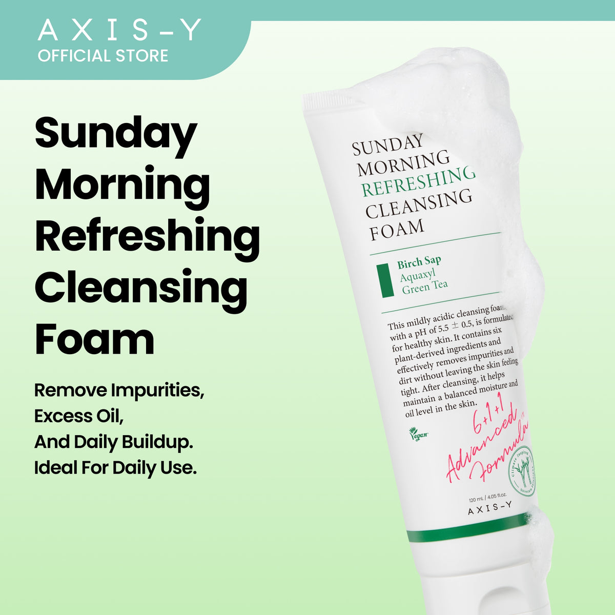 AXIS-Y Sunday Morning Refreshing Cleansing Foam