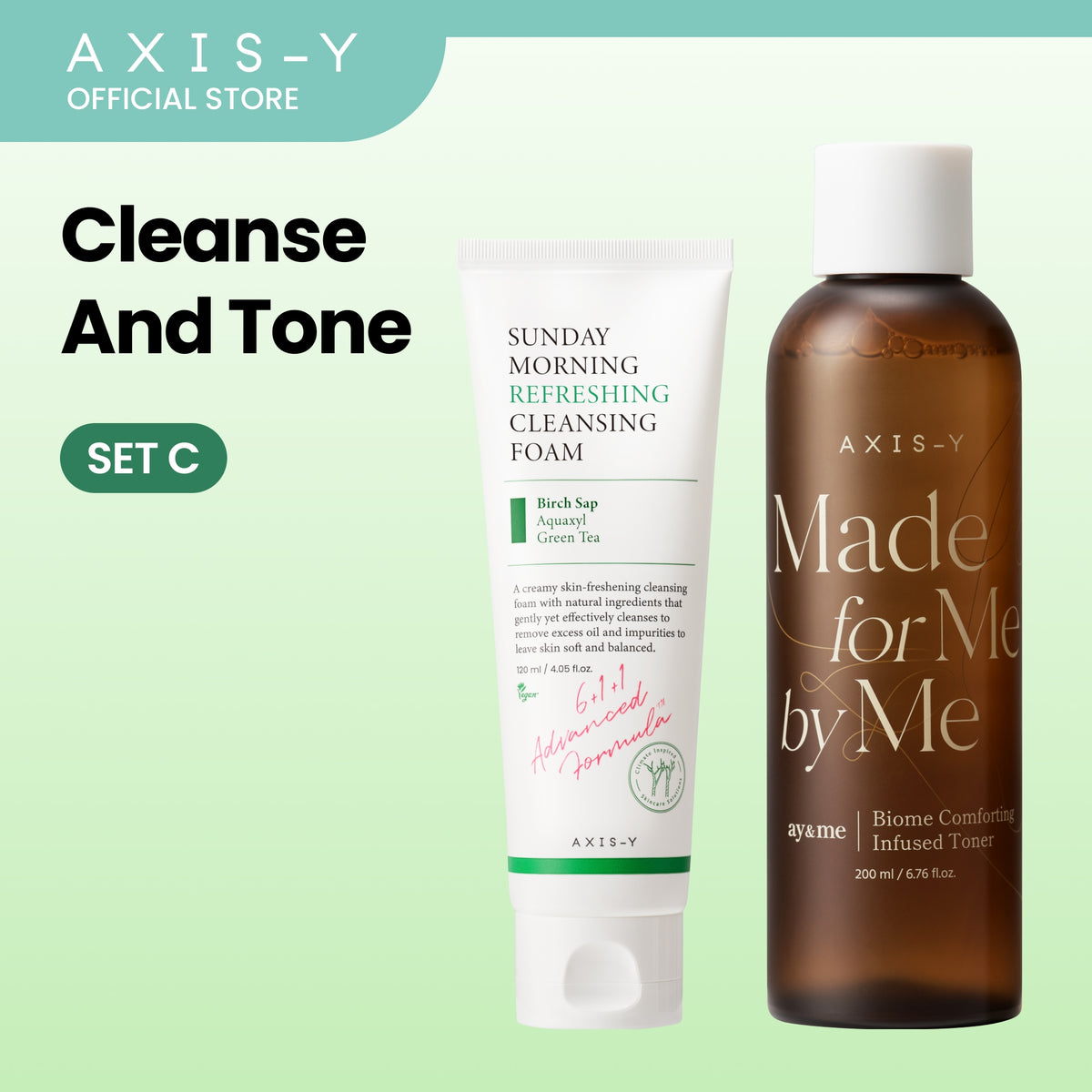 AXIS-Y Cleanse and Tone Set