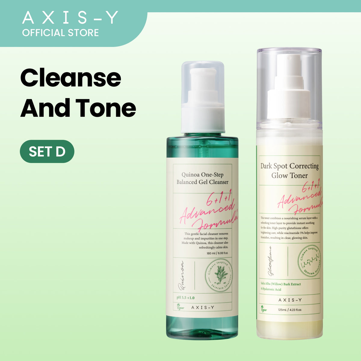 AXIS-Y Cleanse and Tone Set