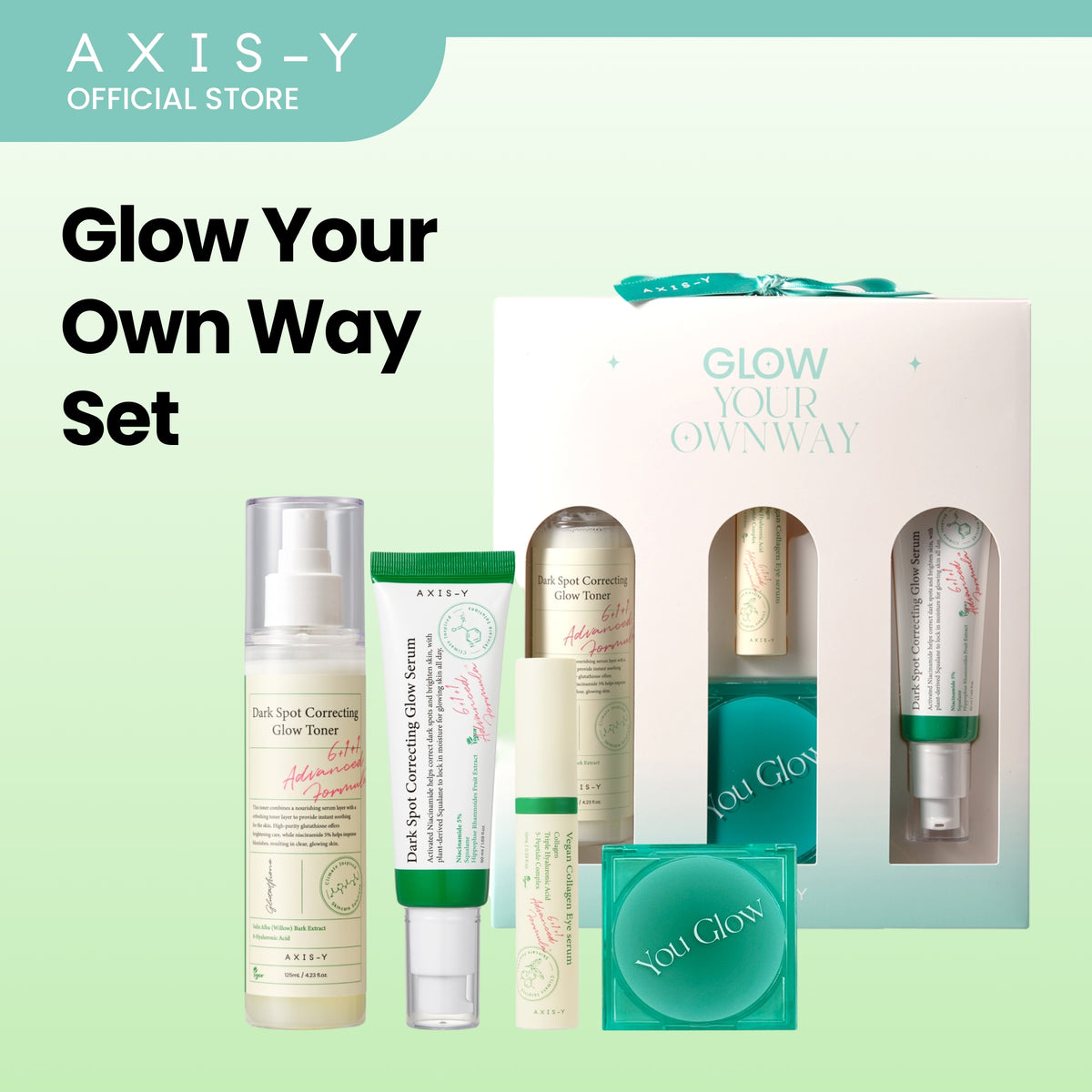 AXIS-Y Limited Edition Glow Your Own Way Set