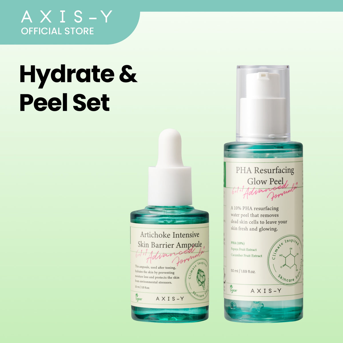 AXIS-Y Hydrate and Peel Set