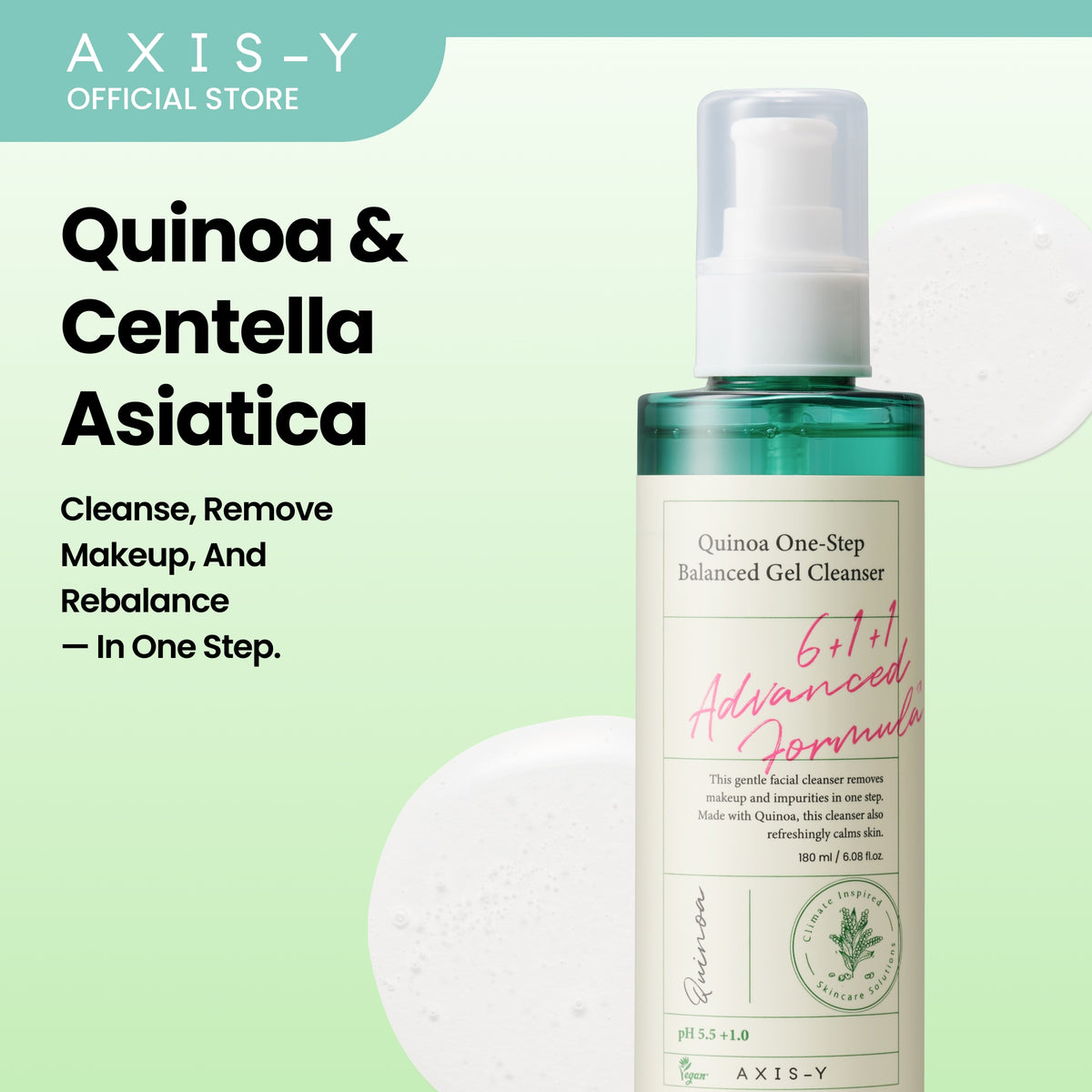 AXIS-Y Quinoa One Step Balanced Gel Cleanser