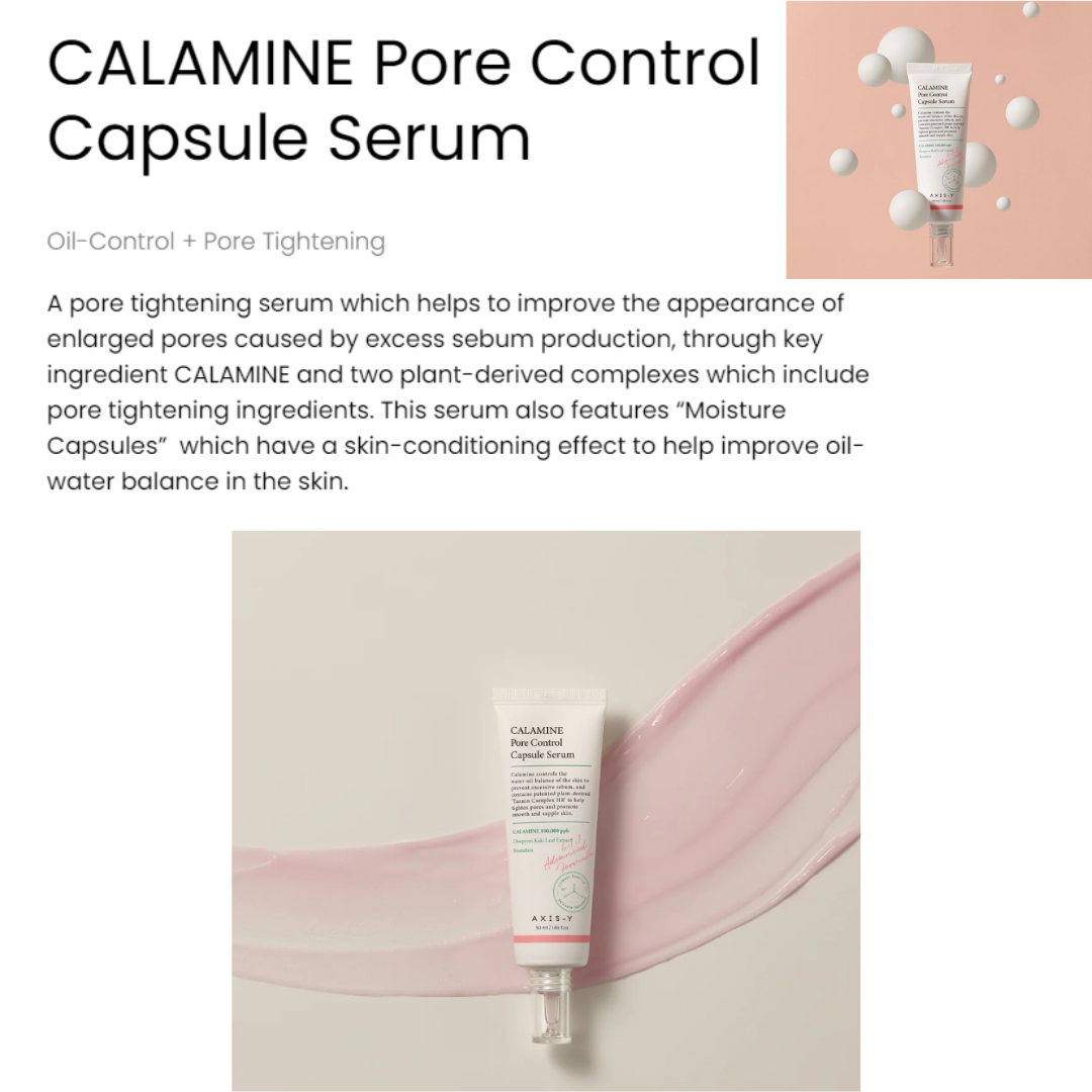 AXIS-Y CALAMINE Pore Control Capsule Serum
