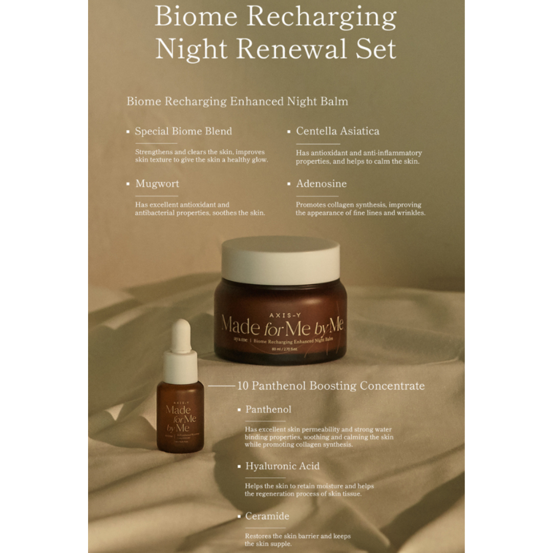 AXIS-Y Biome Recharging Night Renewal Set