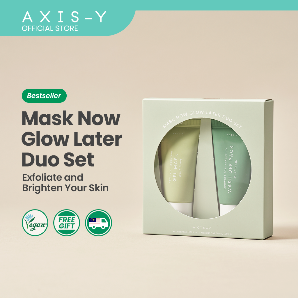 AXIS-Y Mask Now Glow Later Duo Set